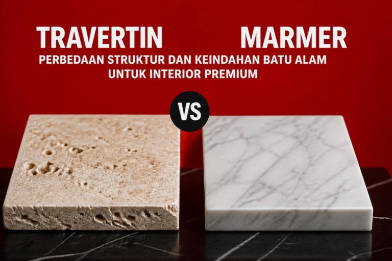 Marmer Travertin: Panduan Lengkap Material Premium 2026