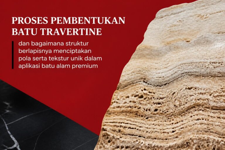 Marmer Travertine: Keindahan Natural Stone Premium