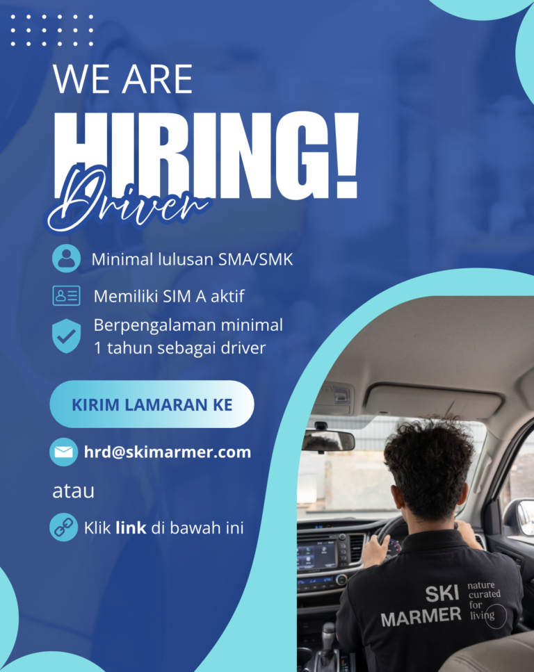 SKI Marmer Hiring: Driver