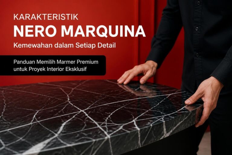 Marmer Nero Marquina: Keanggunan Hitam untuk Interior Mewah