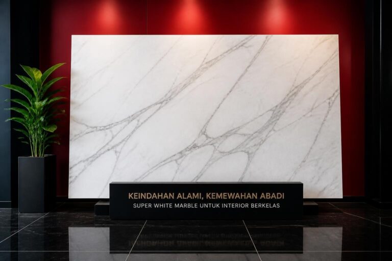 Marmer Super White: Elegansi Klasik untuk Interior Premium