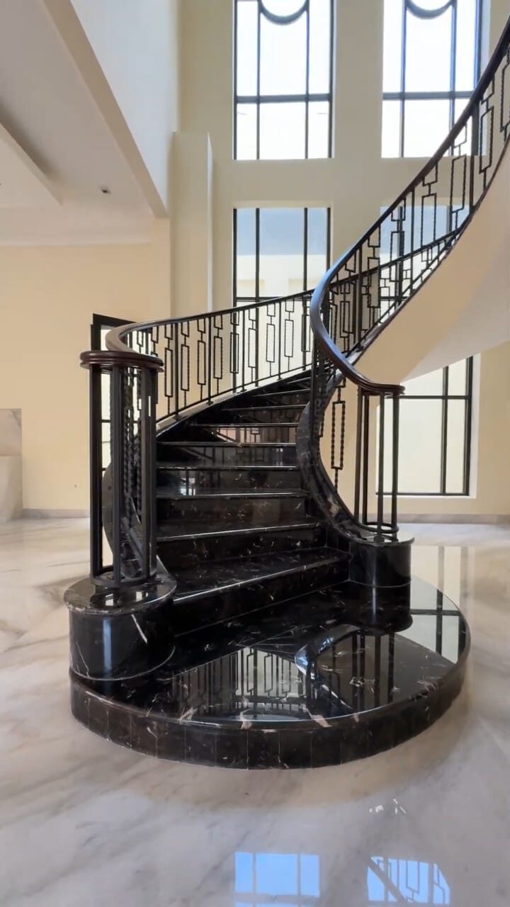 Marble Covered House Stairs