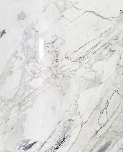Slab New York Statuario, marmer putih, SKI Marmer
